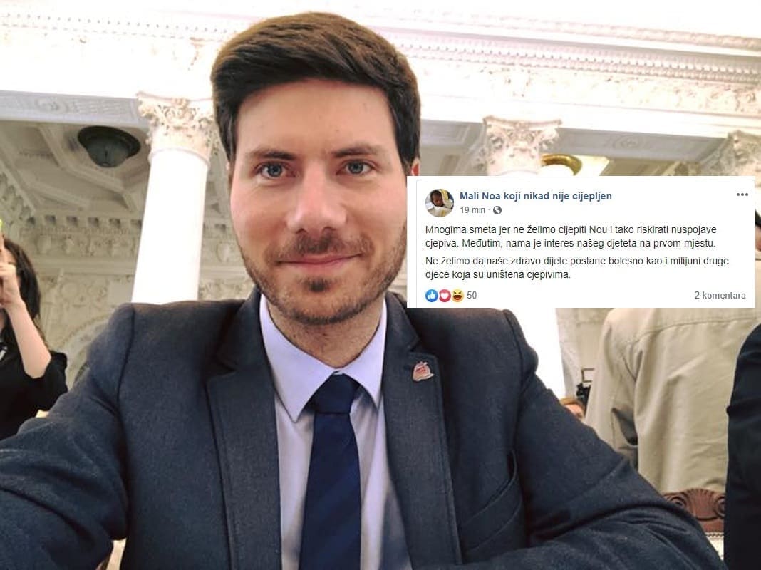Pernar svom sinu koji nikad nije cijepljen otvorio Facebook profil: Izazvao je burne reakcije medija i javnosti