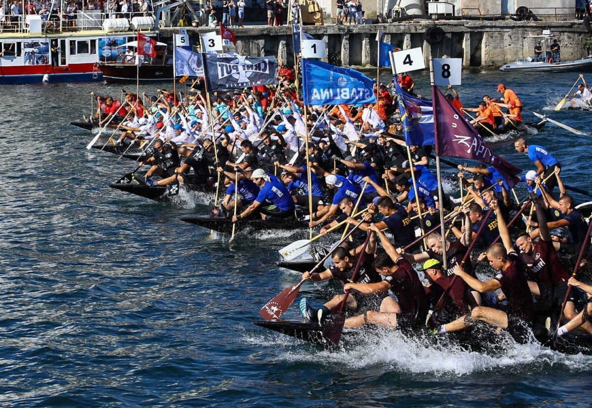SPEKTAKL NA NERETVI Završio 22. Maraton lađa, Štit kneza Domagoja ide u Komin