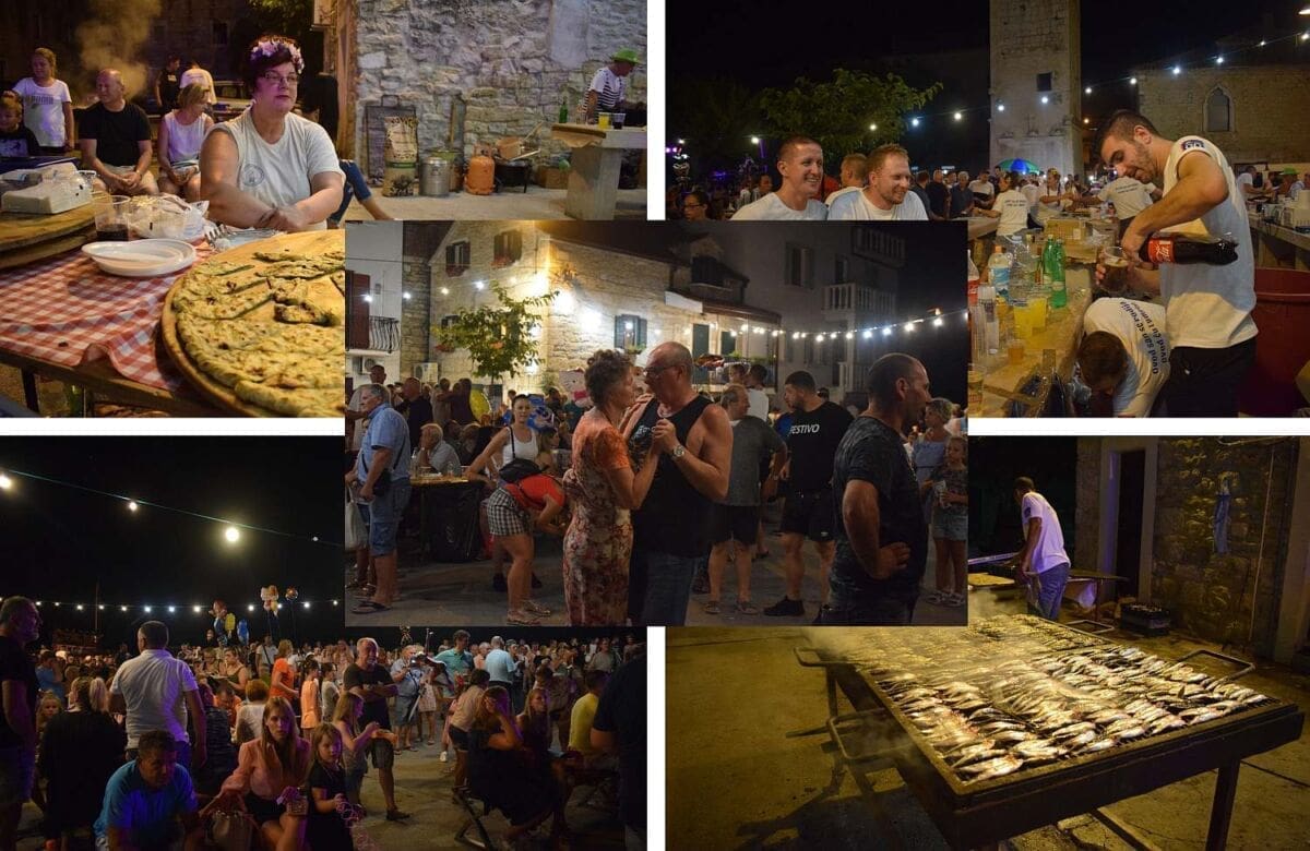 RIBARSKA FEŠTA U KAŠTELIMA Uživalo se u srdelama, crnom rižotu, hobotnici, soparniku...