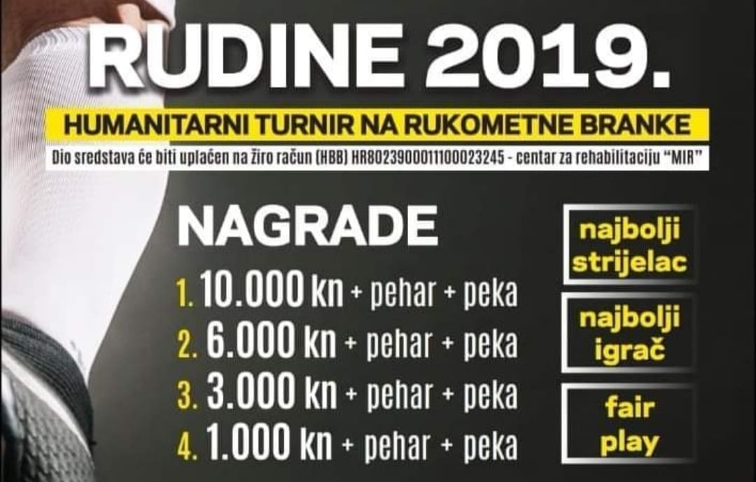 Konoba 'Rudine' organizira humanitarni turnir: Nogomet, povlačenje konopa, bacanje ruku, gađanje pršuta i muzika uživo