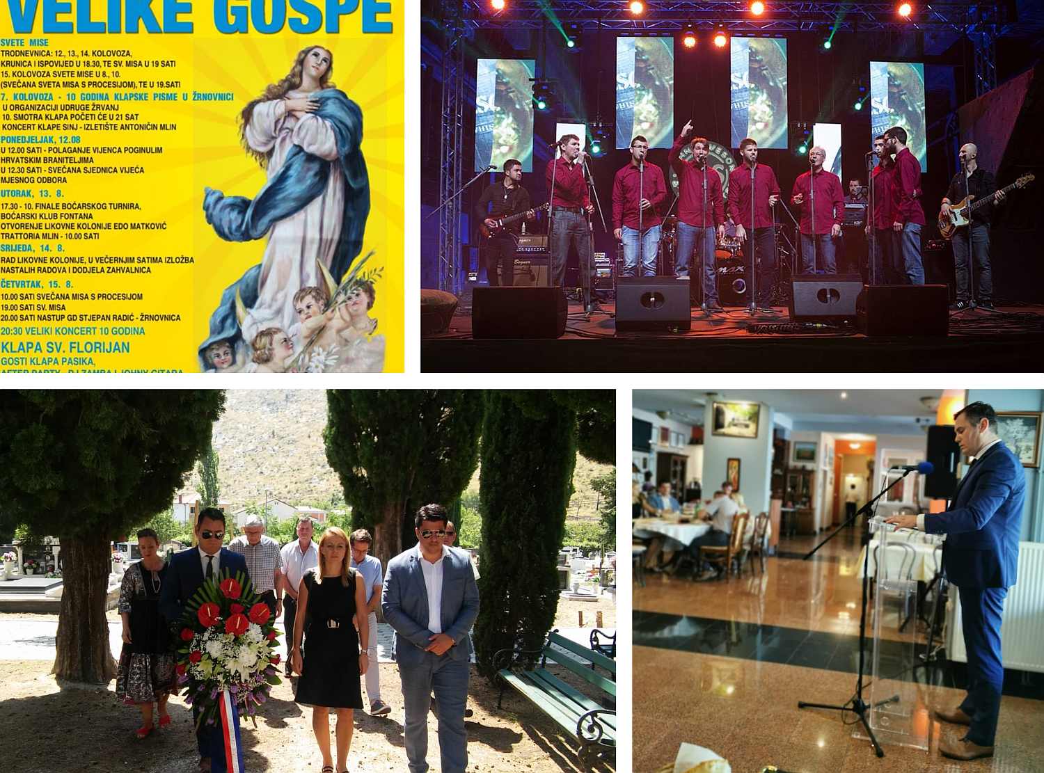 SUTRA DAN ŽRNOVNICE, BLAGDAN VELIKE GOSPE Rođendanski koncert klape Sveti Florijan, DJ Zamba, Johnny Gitara i pučka fešta dugo u noć