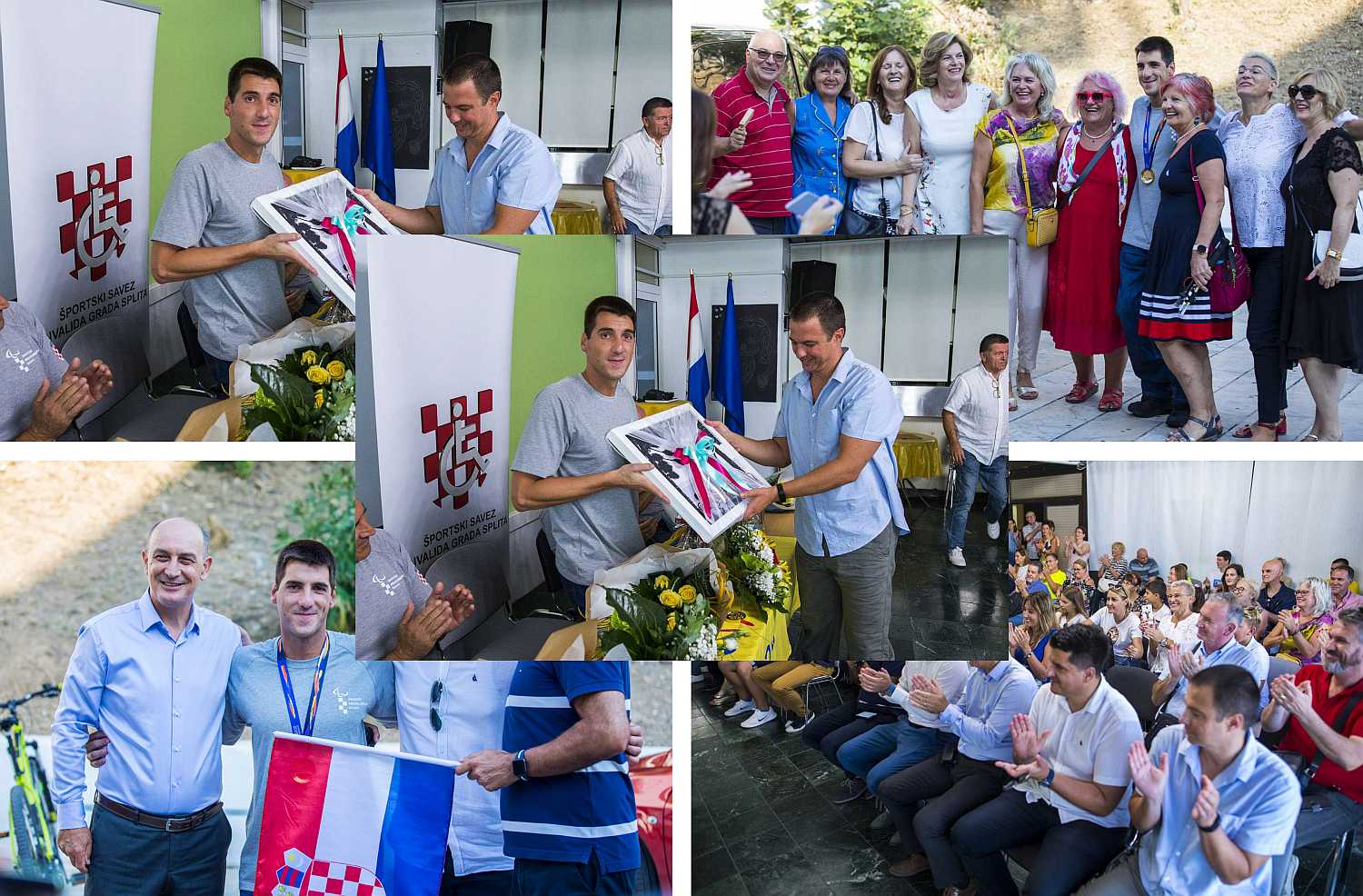 VELIČANSTVEN DOČEK SVJETSKOG PRVAKA U SPLITU Dino Sinovčić: Dat ću sve od sebe da dogodine ponovimo doček, s paraolimpijskom medaljom oko vrata"