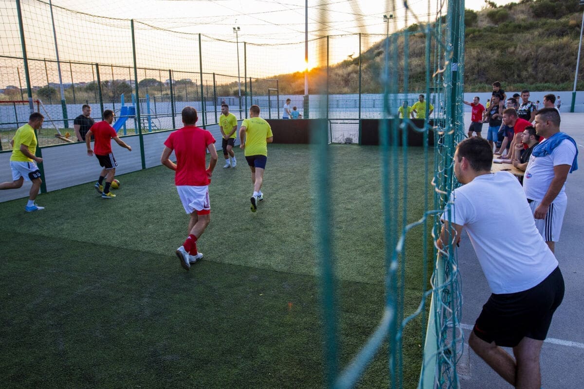 HUMANITARNI TURNIR Na Kamenu startao cageball turnir Kup sv. Mihovila