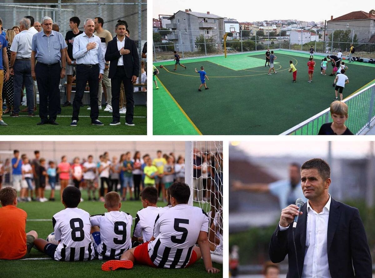 Krstulović Opara otvorio Športsko-rekreacijski centar na Mejašima, pa snage odmjerili djelatnici Banovine i ovog kotara