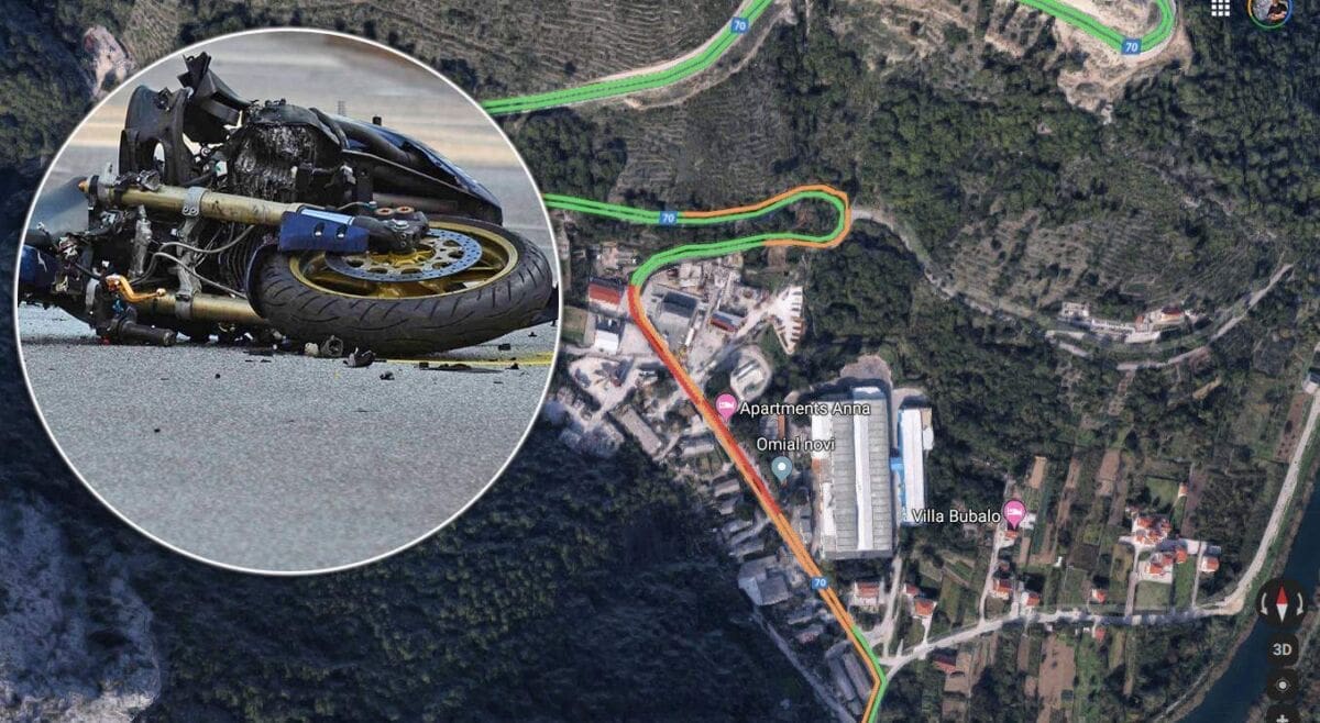 Sudar osobnog automobila i motocikla marke Yamaha kod Omiša: Motociklist (19) hitno prebačen u splitsku bolnicu