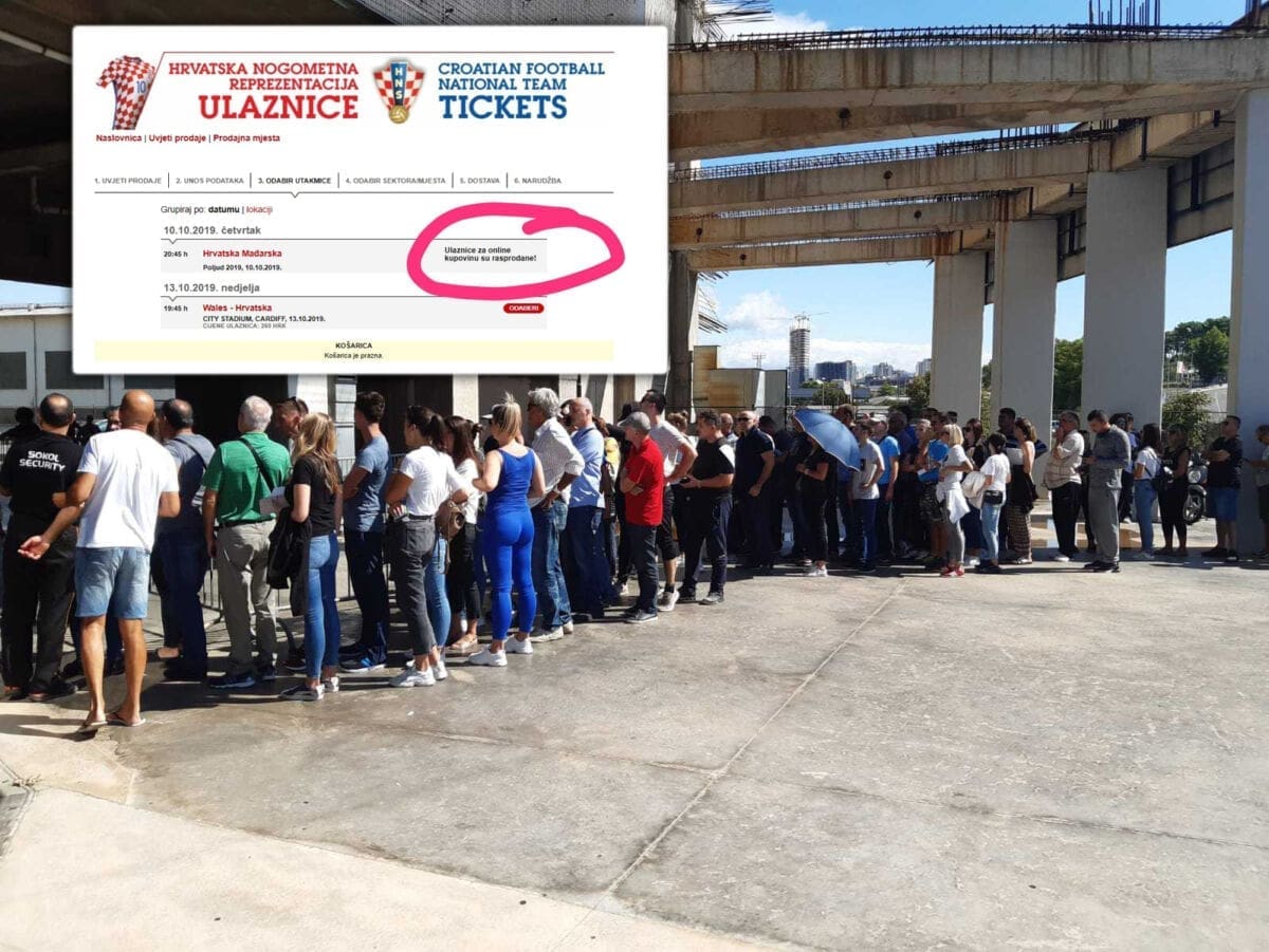 SPLIĆANI OGORČENI "Nevjerojatno je da se Poljud od 34 tisuće sjedećih mjesta rasproda tako brzo. Nikada se ni Hajduk nije rasprodao u par sati!"