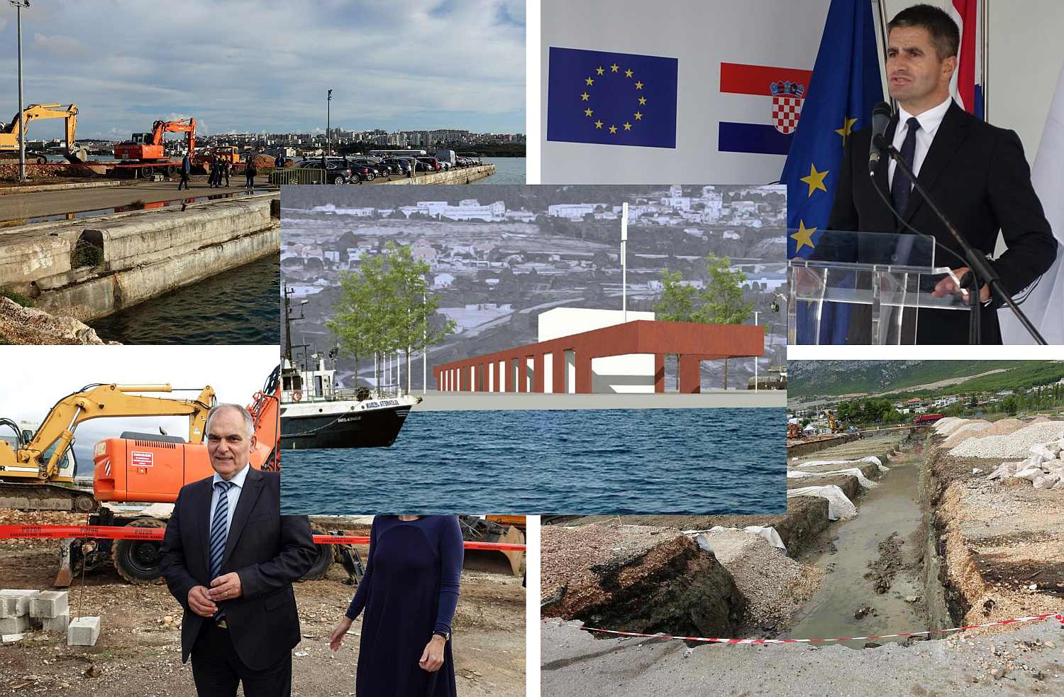 RIBARSKA LUKA BRIŽINE Svečano otvoreni radovi: Dalmacija će dobiti prvu modernu i suvremeno opremljenu ribarsku luku