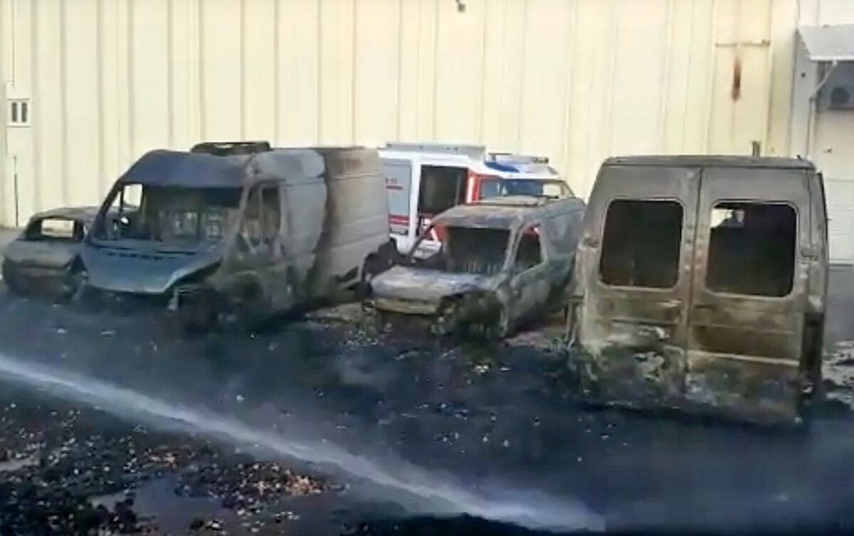 OGROMNA ŠTETA Pogledajte kako izgleda parkiralište na TTTS-u nakon požara