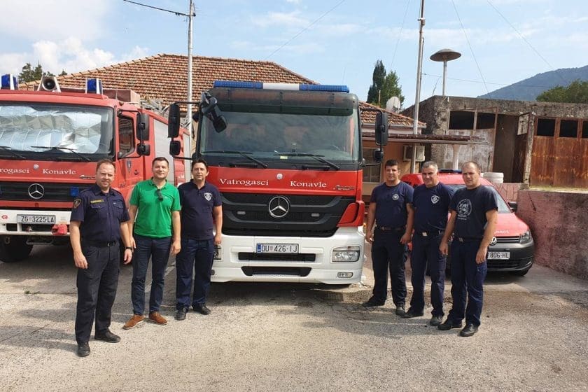 Primopredaja: JVP Konavle dobila novo vatrogasno vozilo vrijedno 750 tisuća kuna