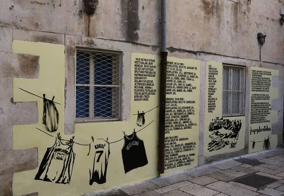 IPAK SRETAN KRAJ Košarkaški klub Split Getane pozvao da mural oslikaju na zidu dvorane na Gripama