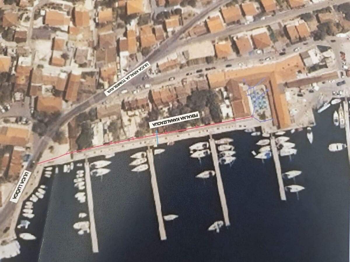 INVESTICIJA VRIJEDNA 690 TISUĆA KUNA Počeli radovi na Sustavu fekalne kanalizacije ACI marine Trogir