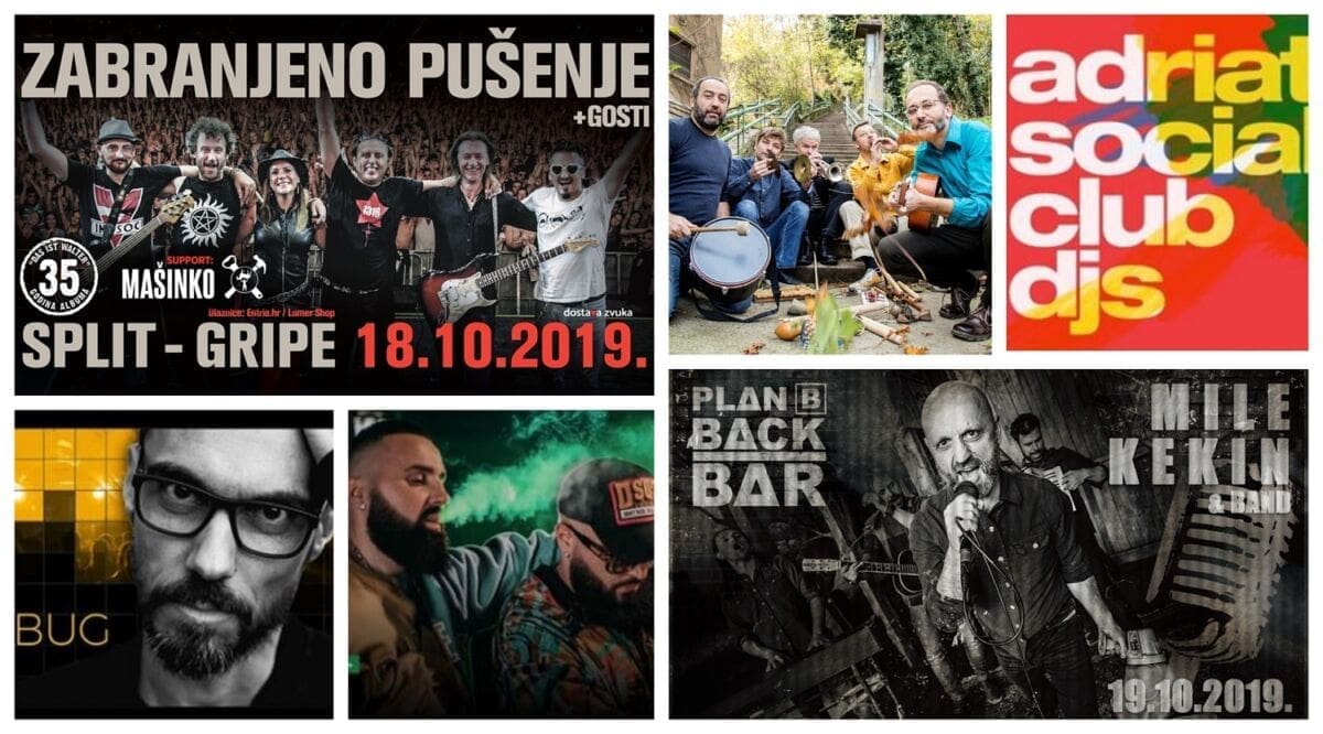 KAMO ZA VIKEND? Zabranjeno Pušenje, Mile Kekin, Šumski, Steve Bug, Adriatic Social Club DJs showcase, Lollipop, Vuco, Jala Brat & Buba Corelli