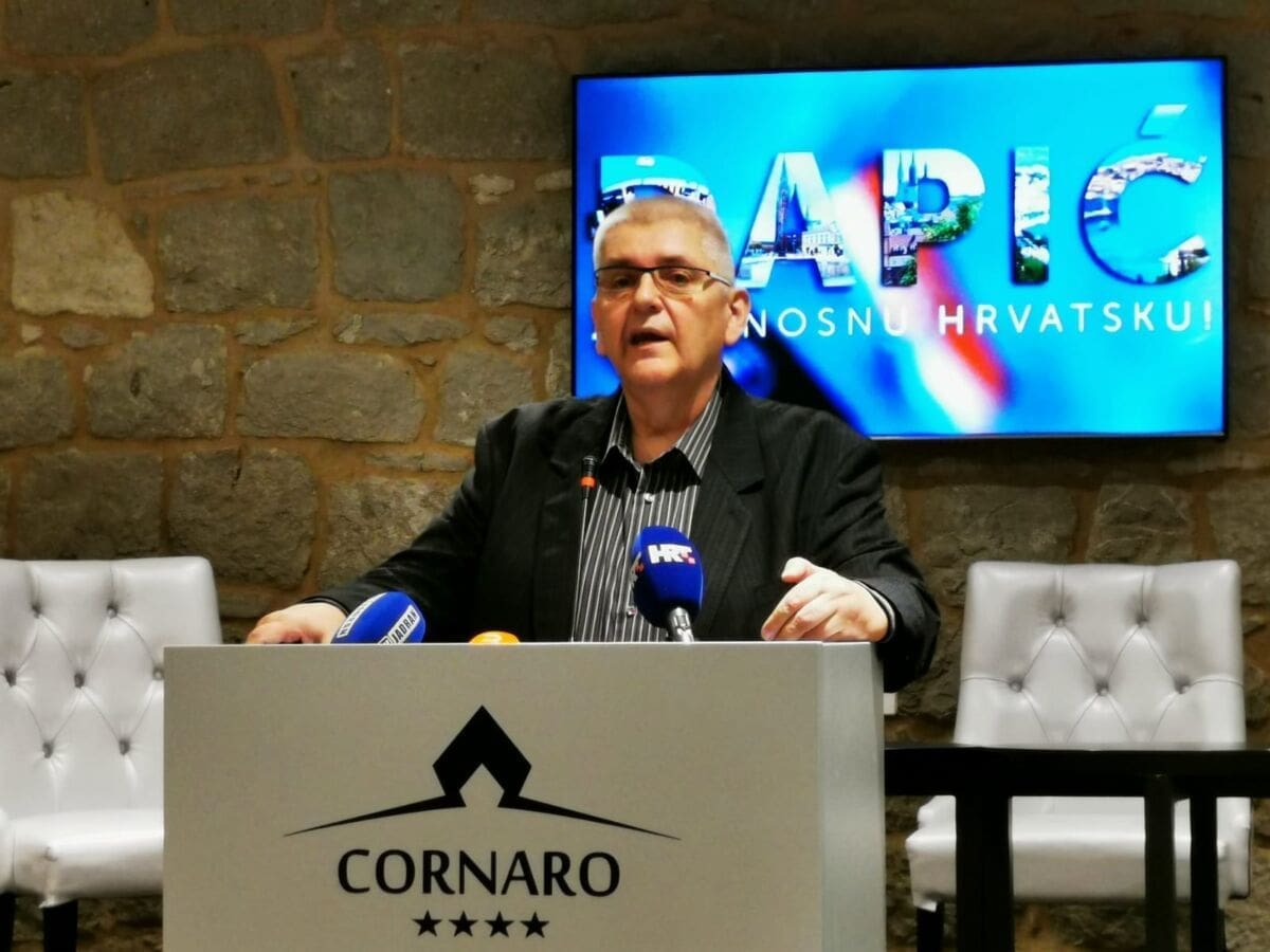 Anto Đapić u Splitu: "Glavna politička borba na desnici vodit će se između Škore i mene. Treba se obračunati s političkim srpstvom u Hrvatskoj"