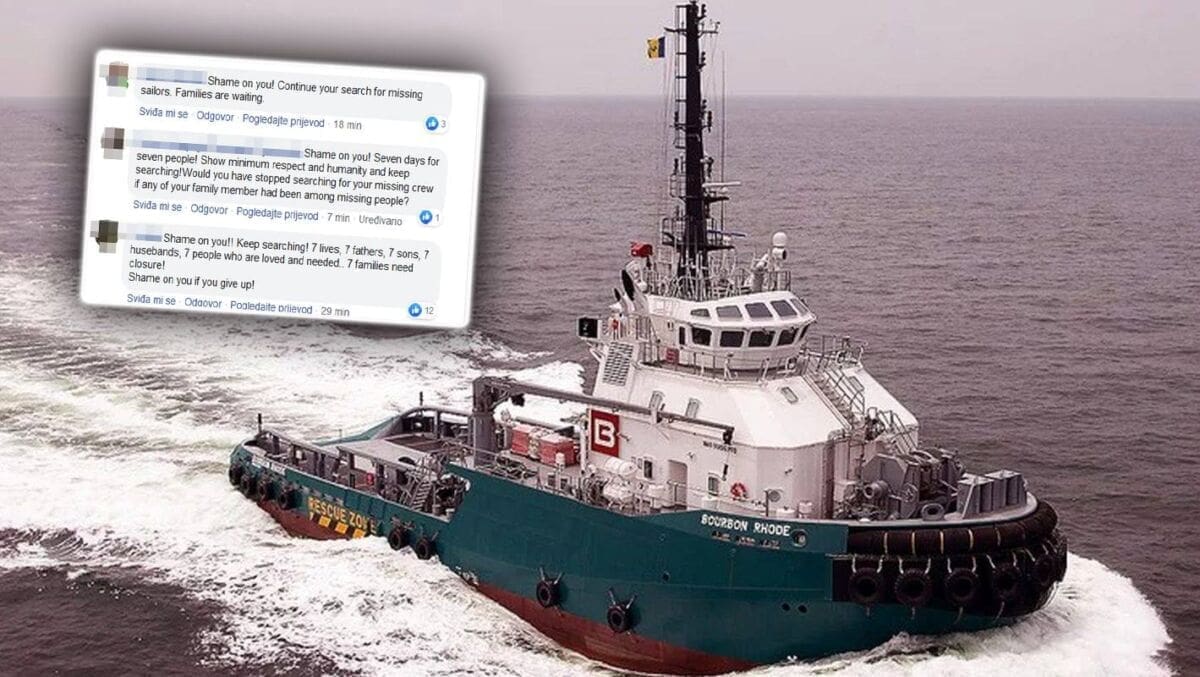 O obustavi potrage oglasila se tvrtka Bourbon, ali i ministarstvo: "Sramite se, pokažite poštovanje prema obiteljima i nastavite tražiti"