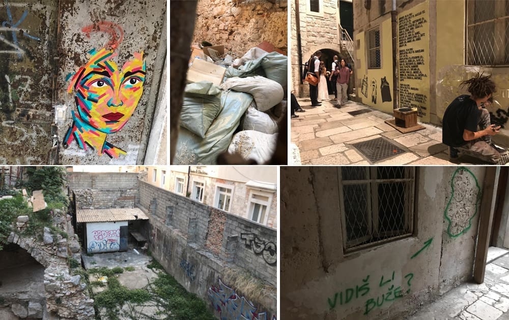 GRAD SPLIT TRPI NERED, ALI NE I GRAĐANSKI NEPOSLUH? Ilegalna gradnja, grafiti, plakati - može; mural splitskoj sportskoj legendi - ne može