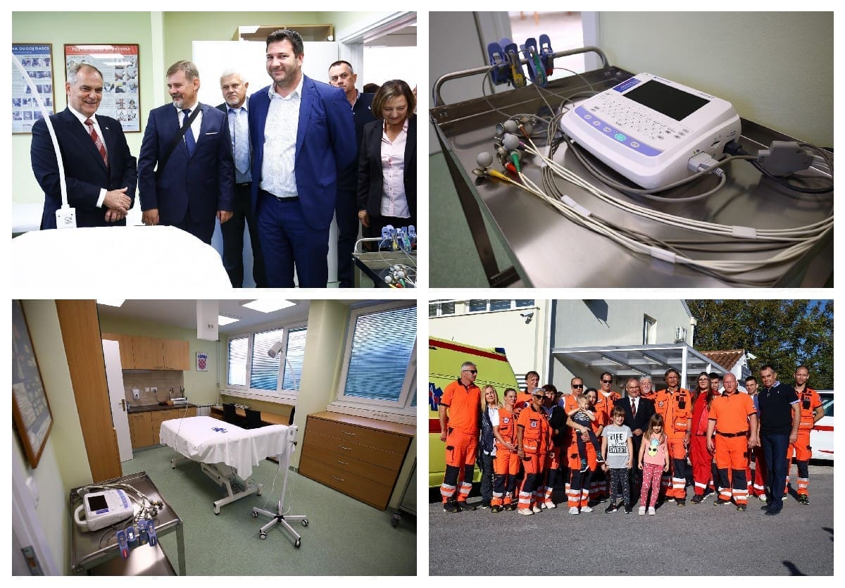 VELIK DAN ZA KAŠTELA Obnovljena Ispostava hitne pomoći, Boban: "Danas smo dobili jedan mini-zdravstveni centar"
