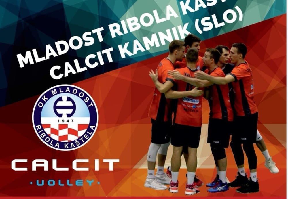 Odbojkaški klub Mladost Ribola Kaštela dočekuje slovenski Calcit Kamnika.