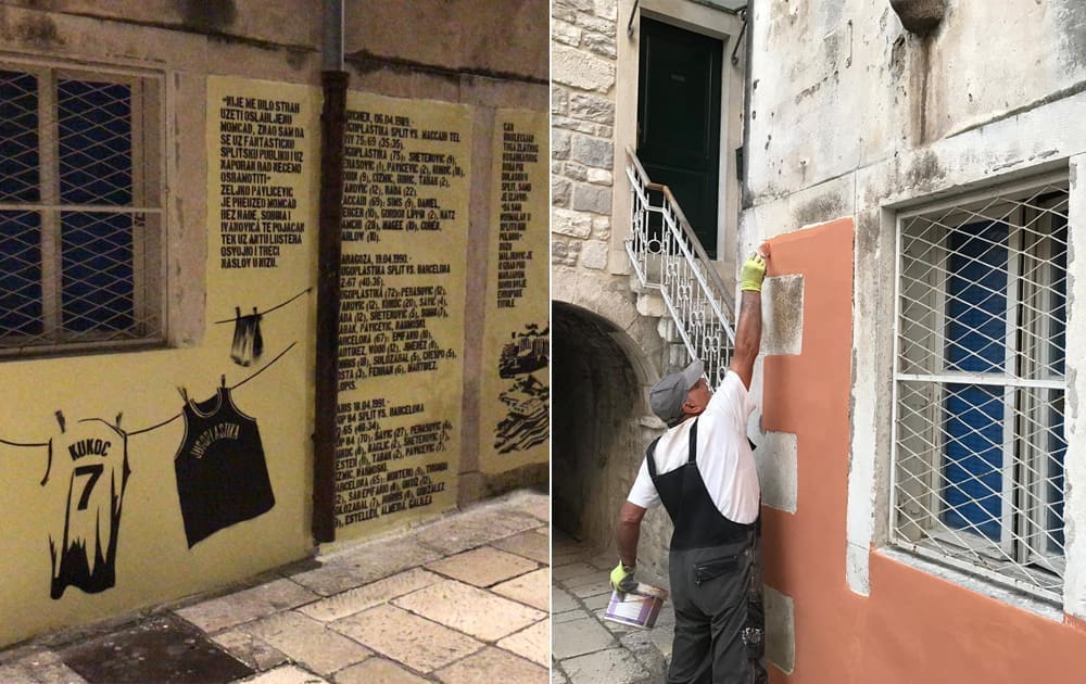 GETANI ŠOKIRANI Gradske službe uklonile mural posvećen Jugoplastici