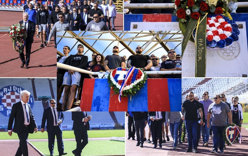 Na sjeveru položeni vijenci za sve poginule pripadnike Torcide u Domovinskom ratu