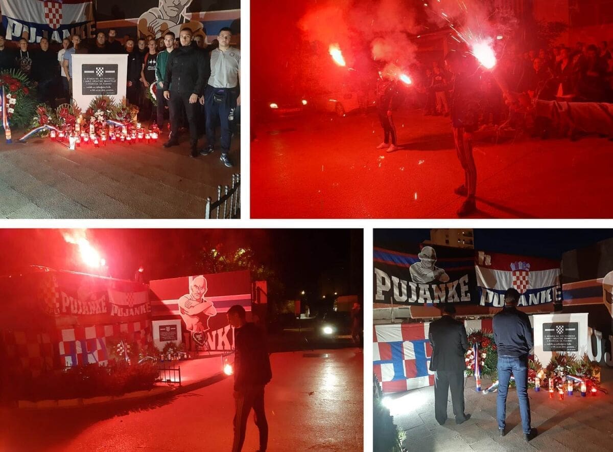 TORCIDINA BAKLJADA NA PUJANKAMA ZA BRANITELJE Petar Gudić: "Vlast ne vode domoljubi, vlast ne vode katolici. Vlast vode oni koji su protiv Boga i Hrvatske"