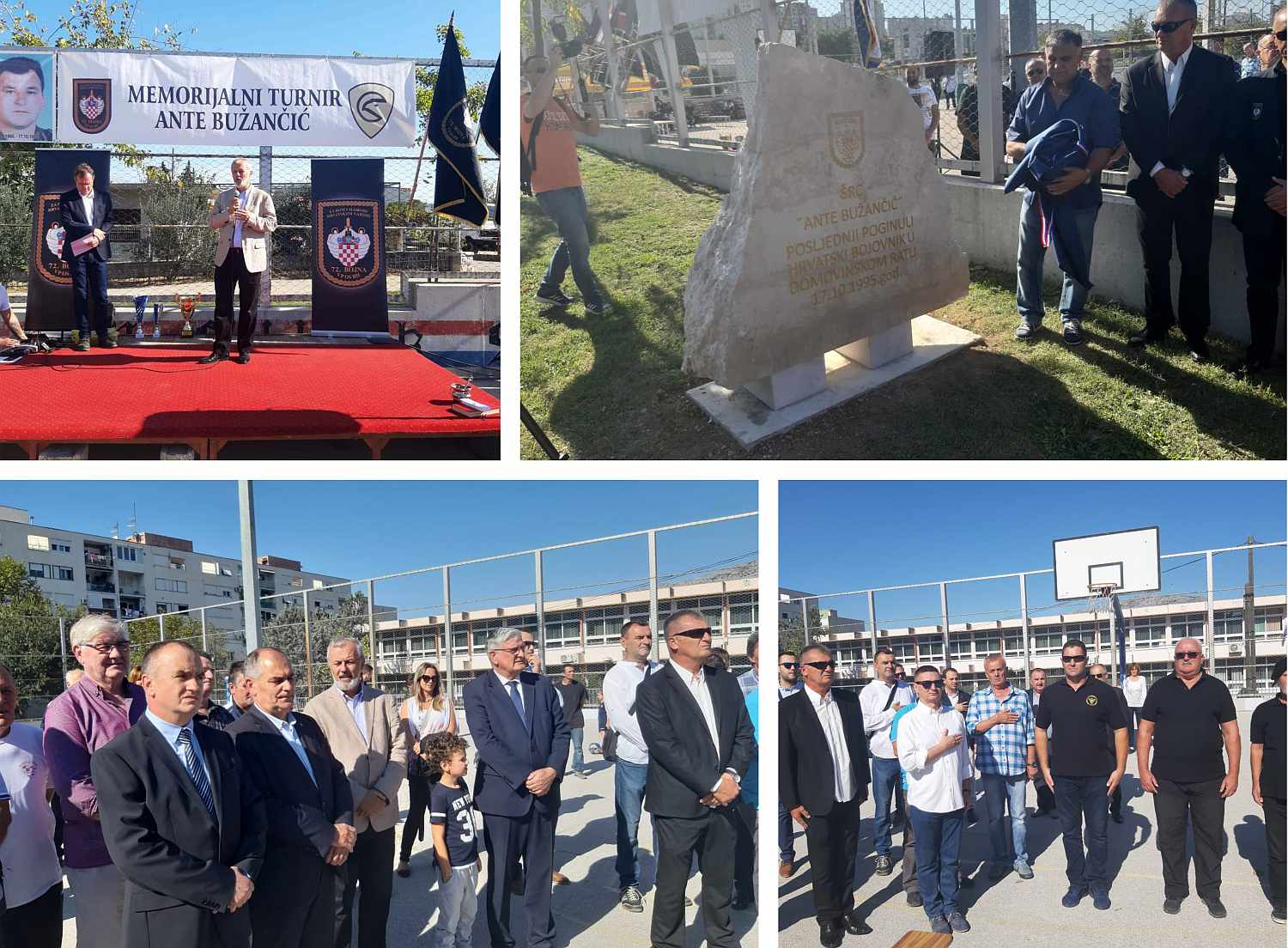 Na Ravnim Njivama otvoreni Športsko rekreacijski centar i spomen obilježje u čast Anti Bužančiću