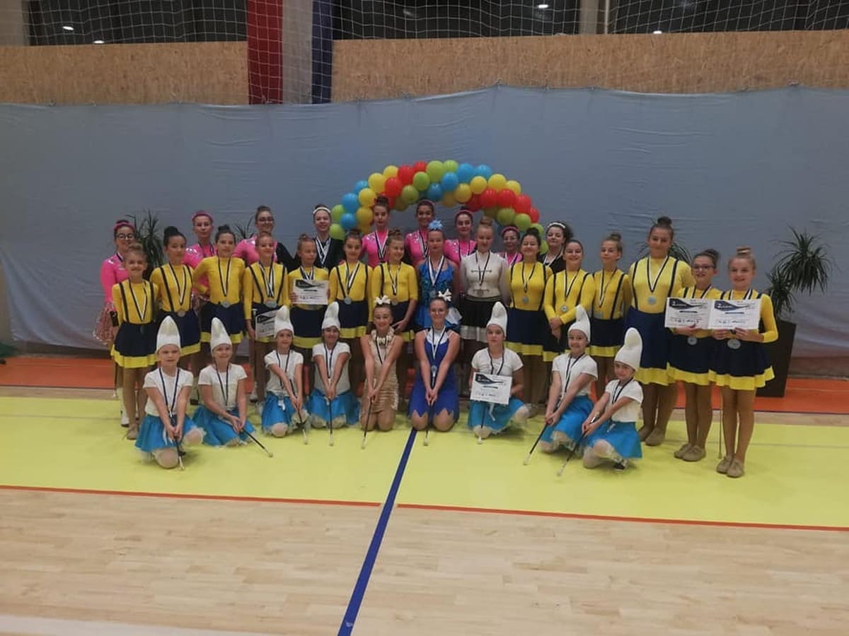 Mažoretkinje grada Splita okitile se s 4 zlatne, 8 srebrnih i 2 brončane medalje