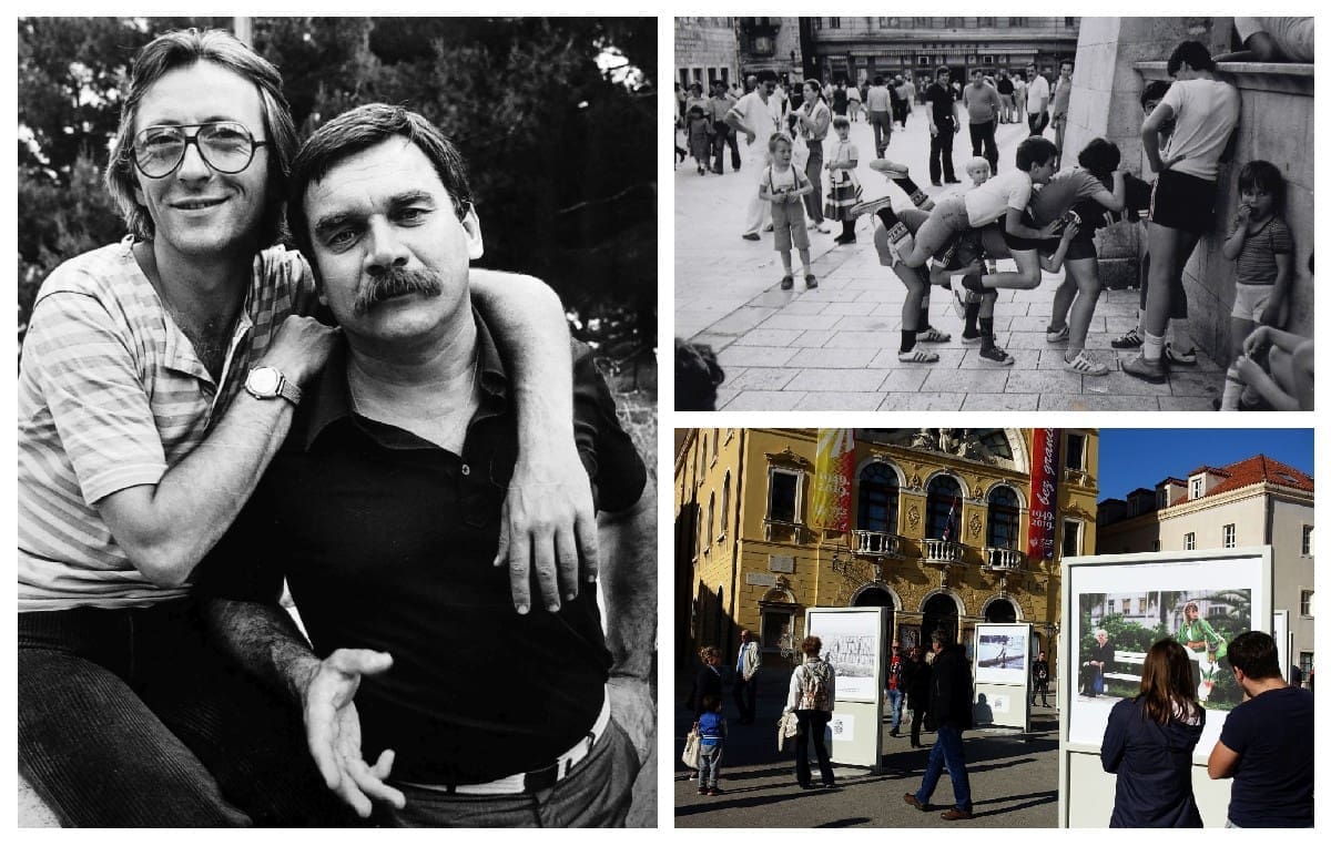 HIT UVOD U ADVENT Splićani oduševljeni retro izložbom autora Feđe Klarića ispred HNK