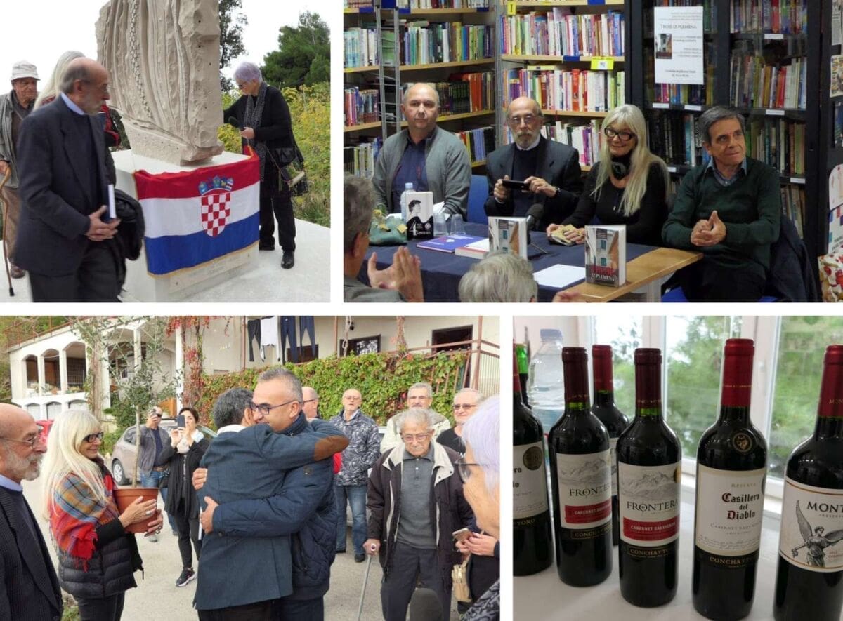 POTOMCI HRVATA KOJI SU DOSELILI NA OGNJENU ZEMLJU Čileanski pisci hrvatskih korijena predstavili zajedničku zbirku pripovijetki pa u Mimicama otvorili spomenik svojim precima