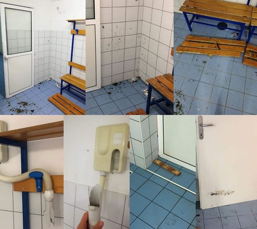 SINJANI ZGROŽENI Pogledajte što je netko napravio od svlačionice NK Junaka nakon utakmice s Hrvacama