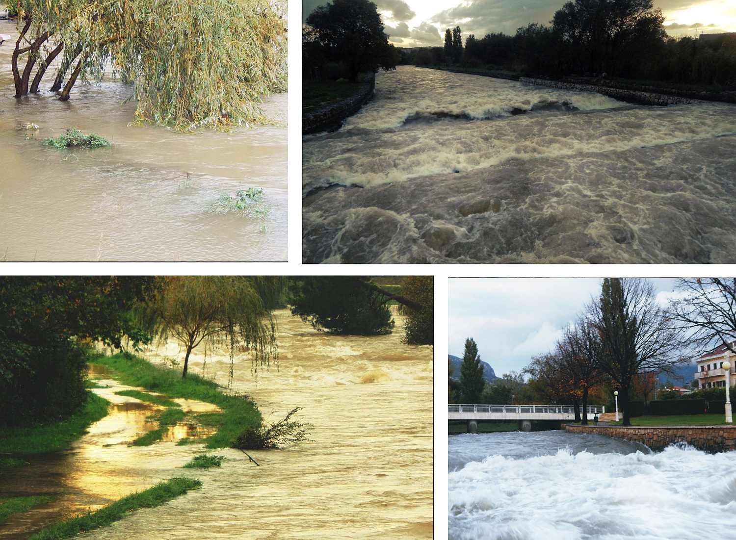 VODOSTAJ NABUJALOG JADRA DOSEGAO METAR I POL Grad Solin: "U kontaktu smo s Hrvatskim vodama, pratimo stanje"