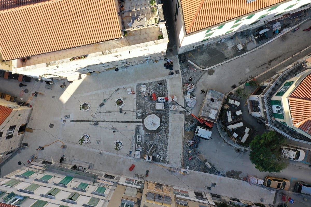 RADOVI NA ŠPERUNU PRI KRAJU Pogledajte spektakularne fotografije novog gradskog trga