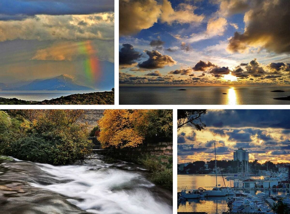 "Ukazalo" se sunce na kraju nestabilne nedjelje i donijelo prekrasne boje smiraja dana