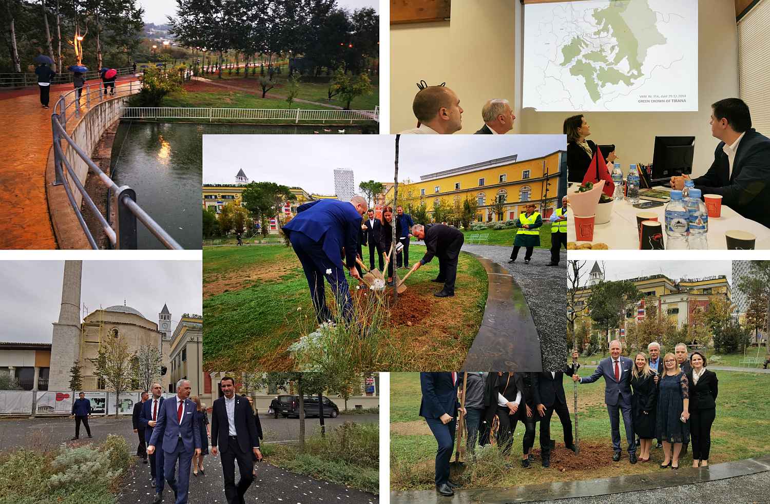 "Samo balkanski gradonačelnici mogu dati izjave na četiri jezika": Posađeno stablo prijateljstva Tirane i Splita u centru grada