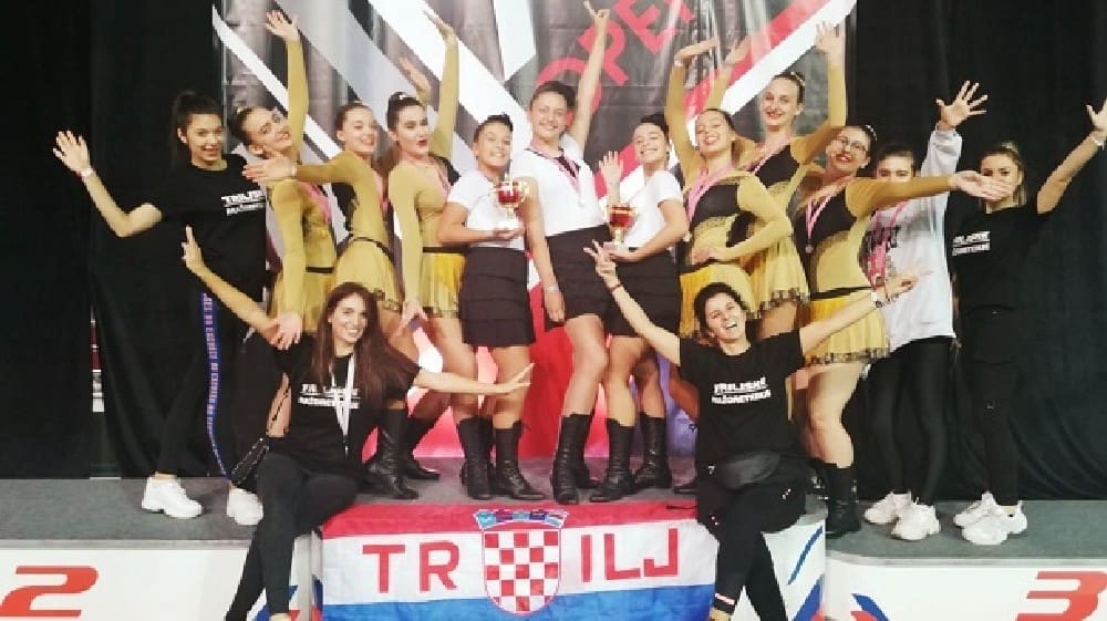 VELIK USPJEH TRILJSKIH MAŽORETKINJA Na svjetskom Grand Prixu u Moskvi osvojile tri zlatne i jednu srebrnu medalju