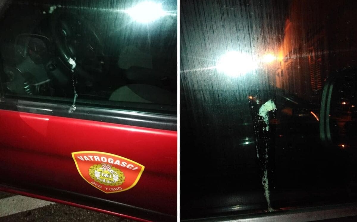 VATROGASCI U ŠOKU Pogledajte što je netko napravio na njihovom vatrogasnom kombiju