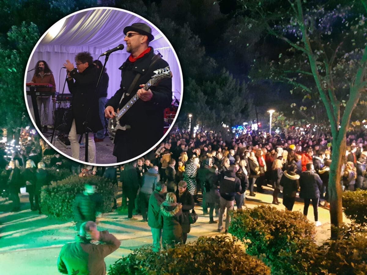 ADVENT U KAŠTELIMA Žera i Crvena jabuka "zapalili" prepuni Novi park u Kaštel Lukšiću