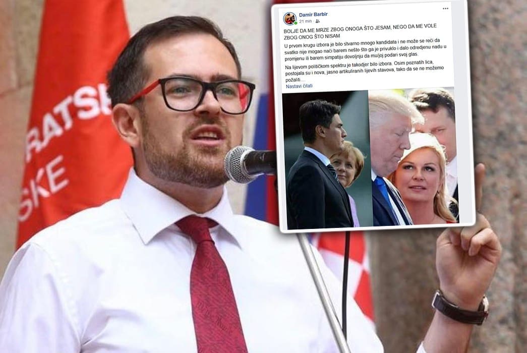 Barbir: "Ukoliko je potrebno, Kolinda će staviti petokraku na čelo i viknuti: ‘Smrt fašizmu!’"