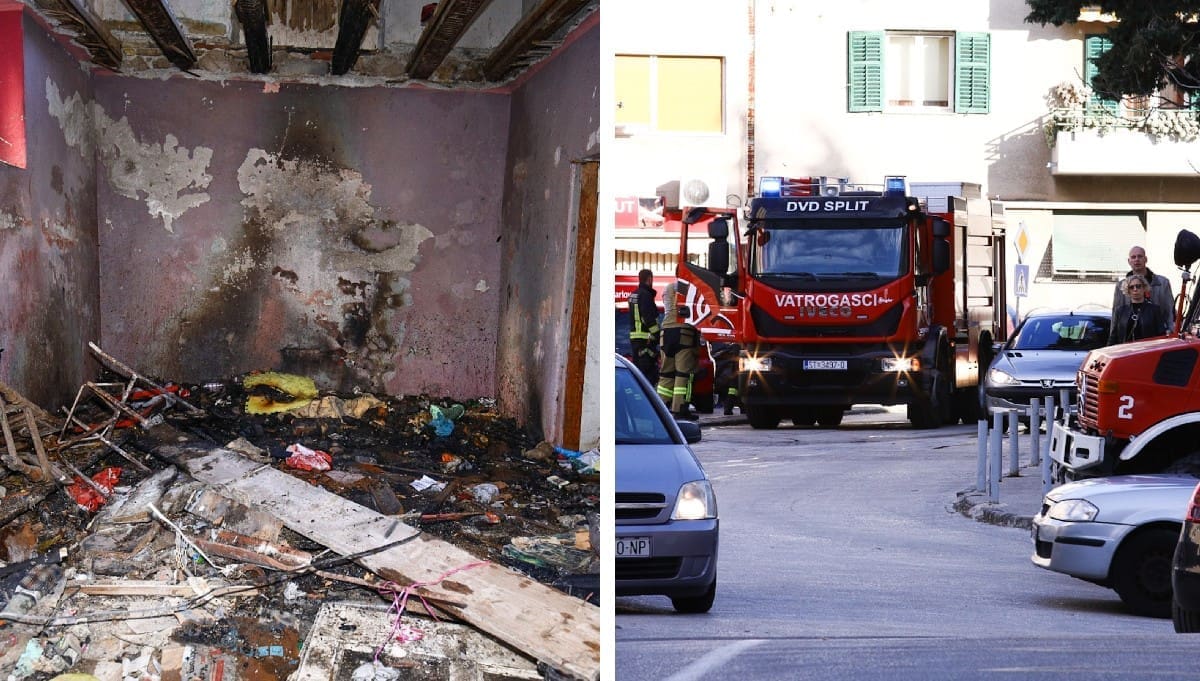 POŽAR KOD KINESKOG ZIDA Izgorio napušteni objekt: "Tu znaju boraviti beskućnici"