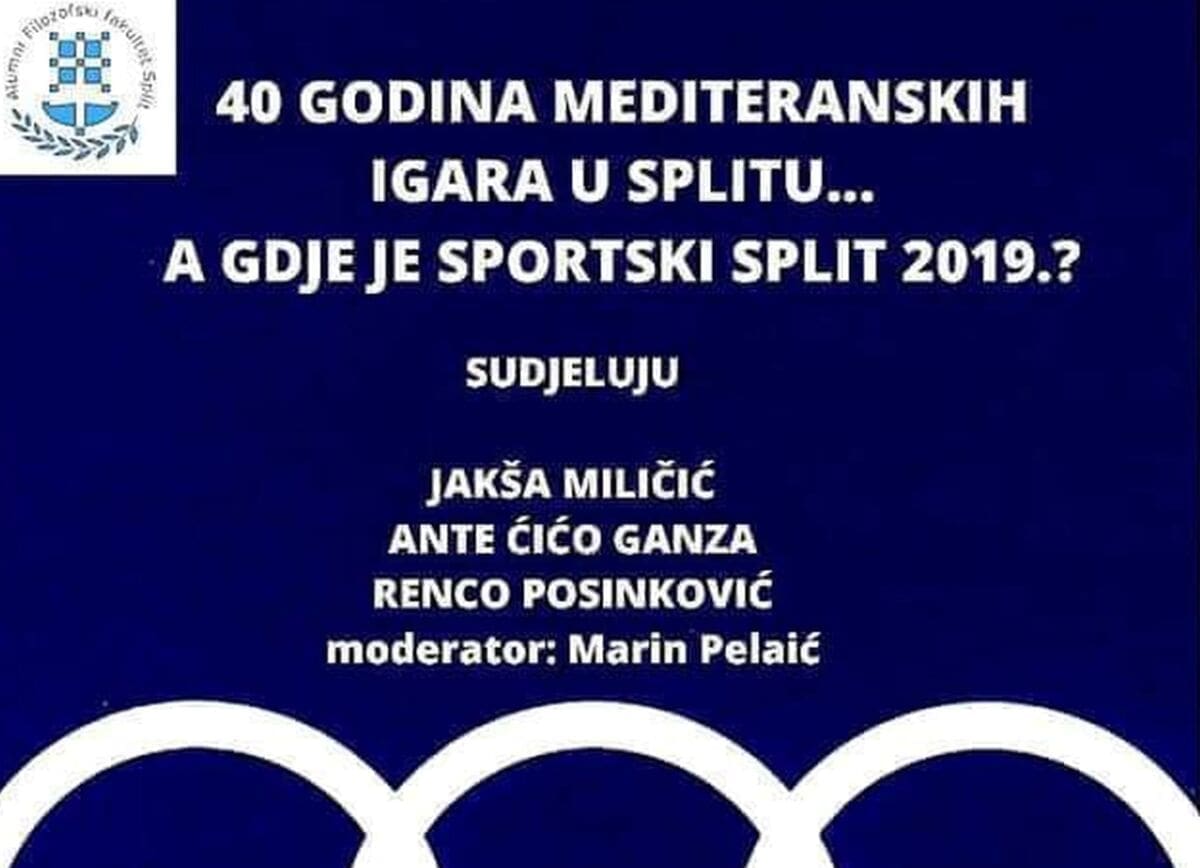 A GDJE JE SPORTSKI SPLIT 2019? Ne propustite tribinu večeras u Gradskoj knjižnici Marka Marulića