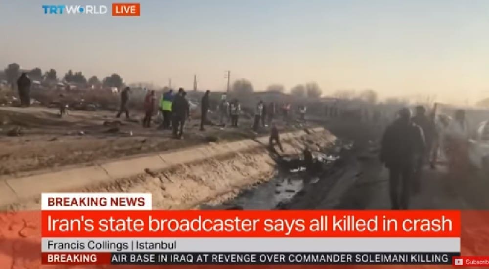 NEMA MIRA U IRANU Pao ukrajinski zrakopolov, 176 poginulih!