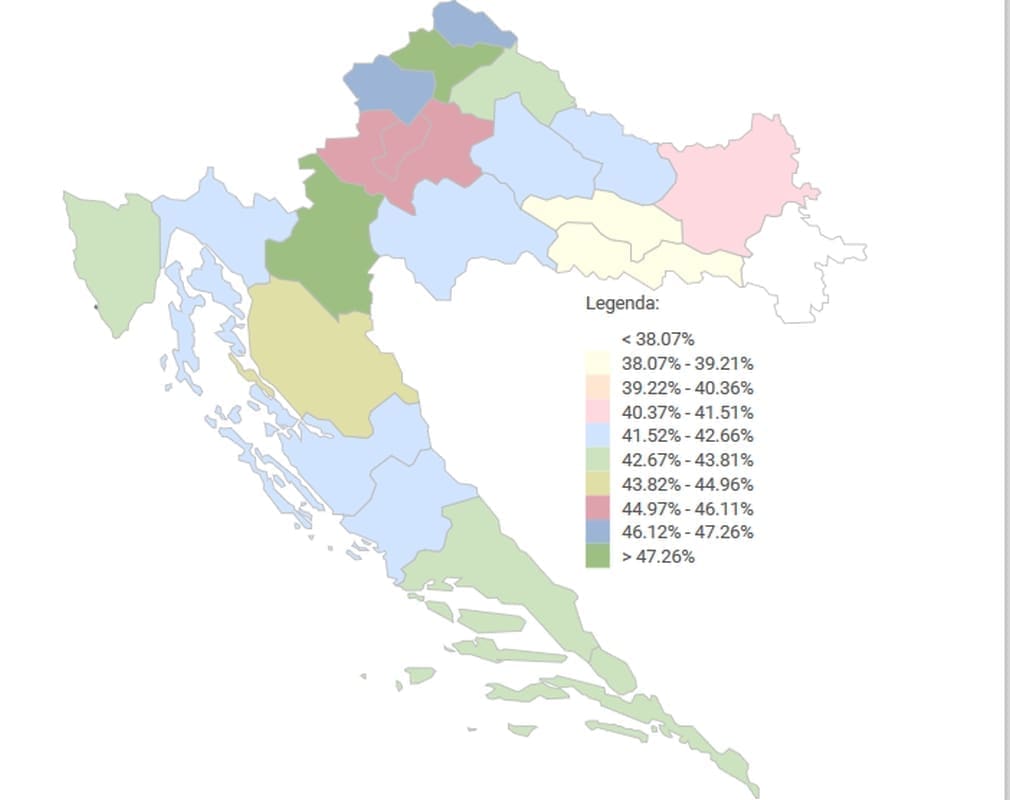 DIP objavio rezultate odaziva birača do 16:30: Slavonija podbacila, u BiH duplo veća izlaznost nego u prvom krugu