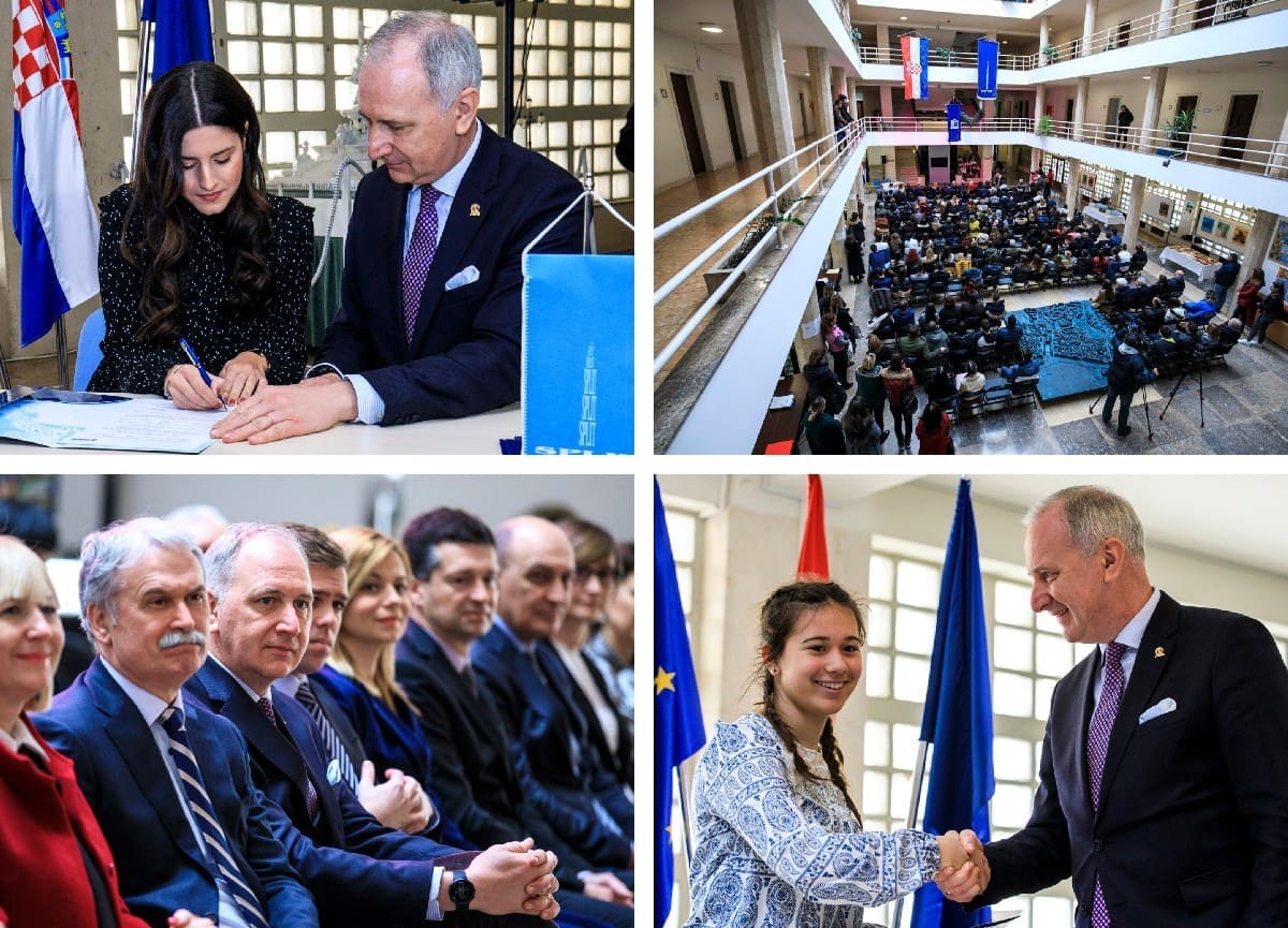 POTPISANI UGOVORI O STIPENDIRANJU Krstulović Opara: "Puni ste snage, znanja i optimizma, a takav je i naš grad"