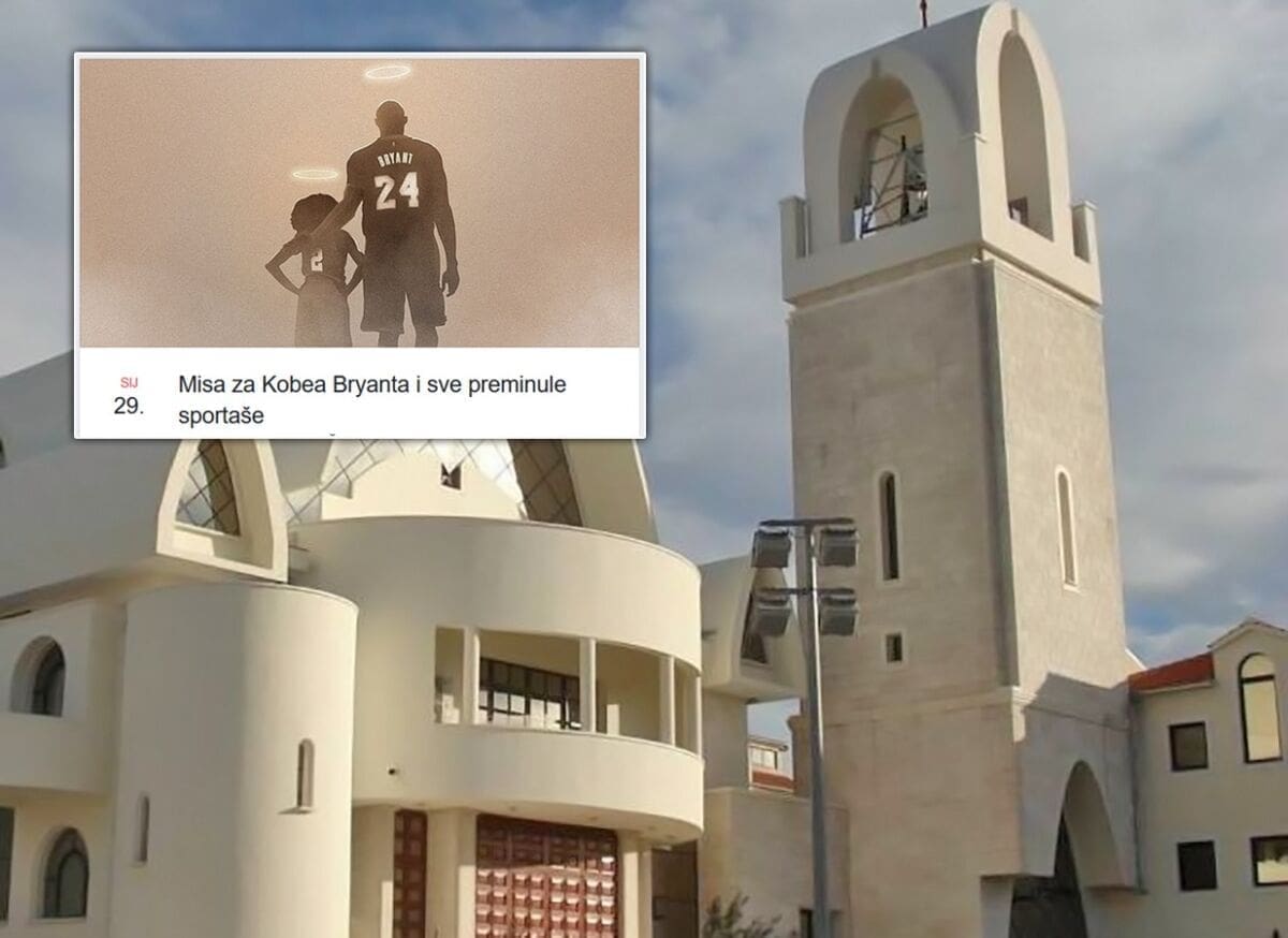 U Splitu ove srijede misa za Kobea Bryanta. Nakon mise odlazi se na košarkaško igralište