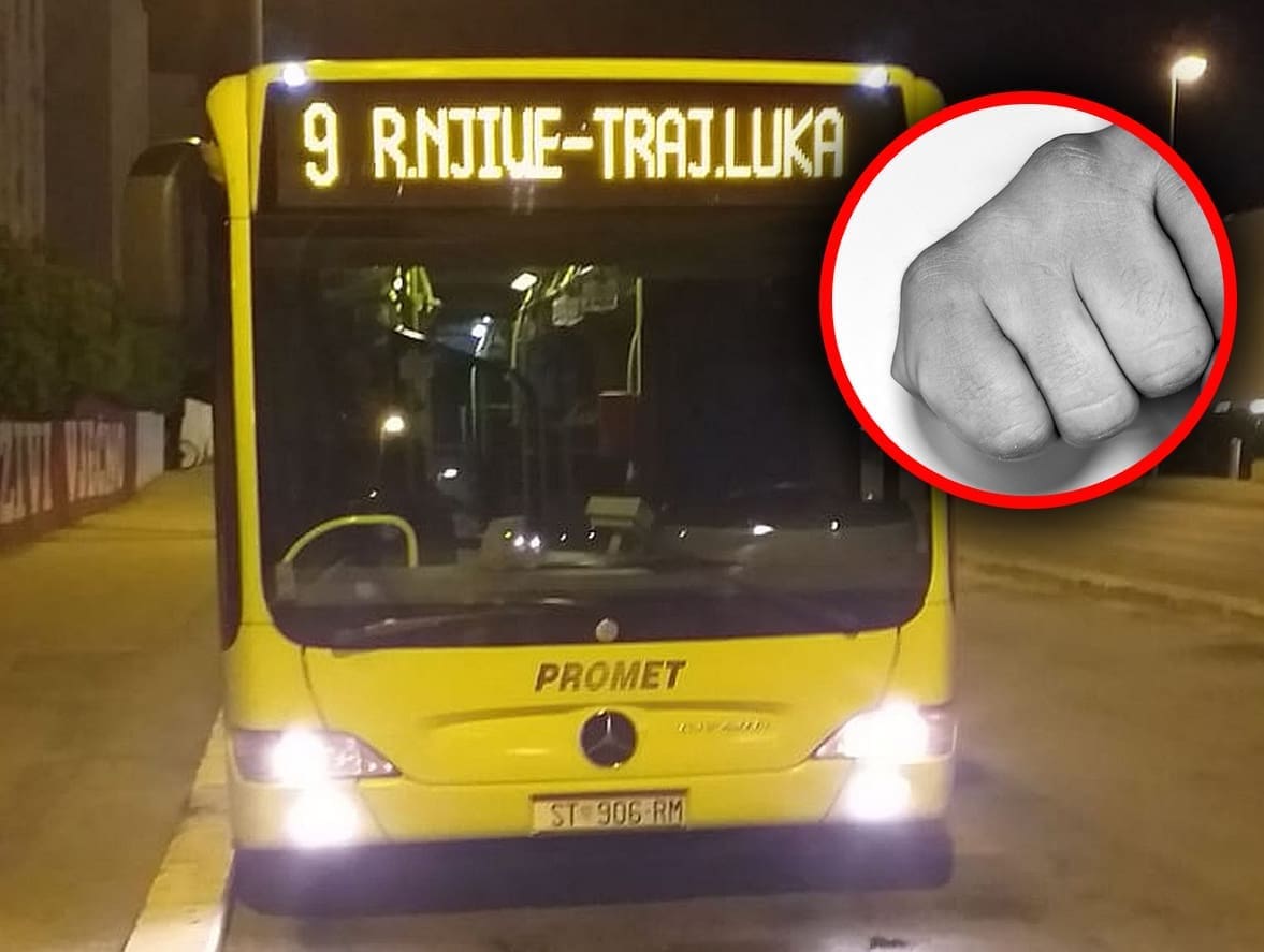ŠTO SE DOGAĐA U SPLITU? Žena (53) dvaput šakom udarila vozača Prometovog autobusa u glavu!