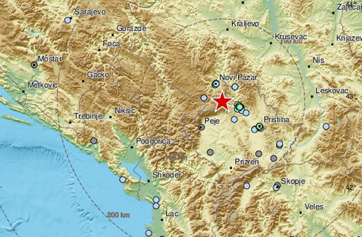 POTRES ZATRESAO KOSOVO "Prestrašno, jako se osjetio"