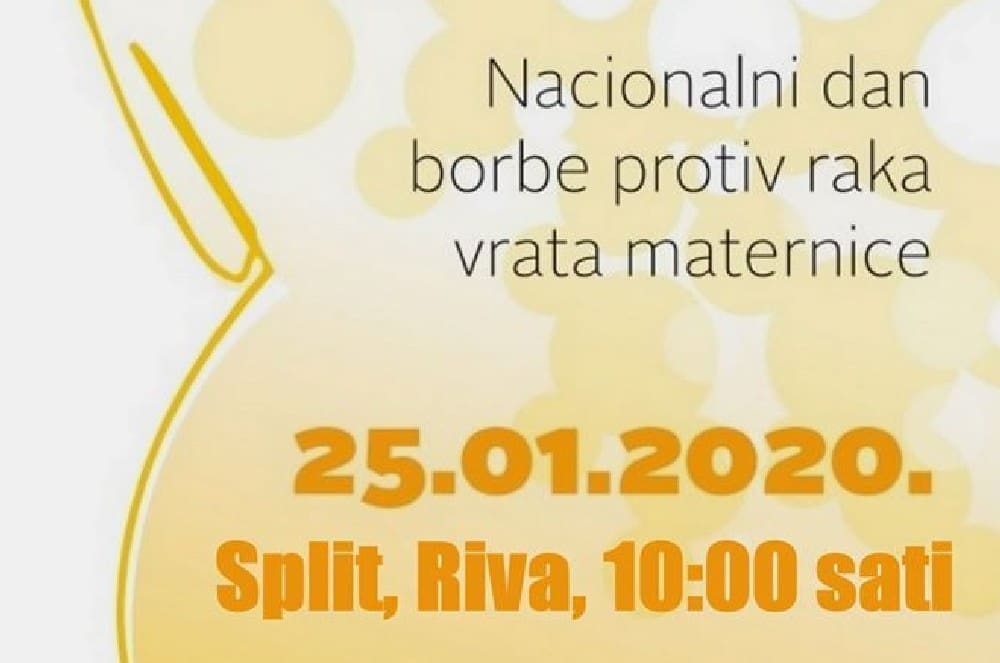 Na Rivi će se ove subote obilježiti Nacionalni dan borbe protiv raka vrata maternice