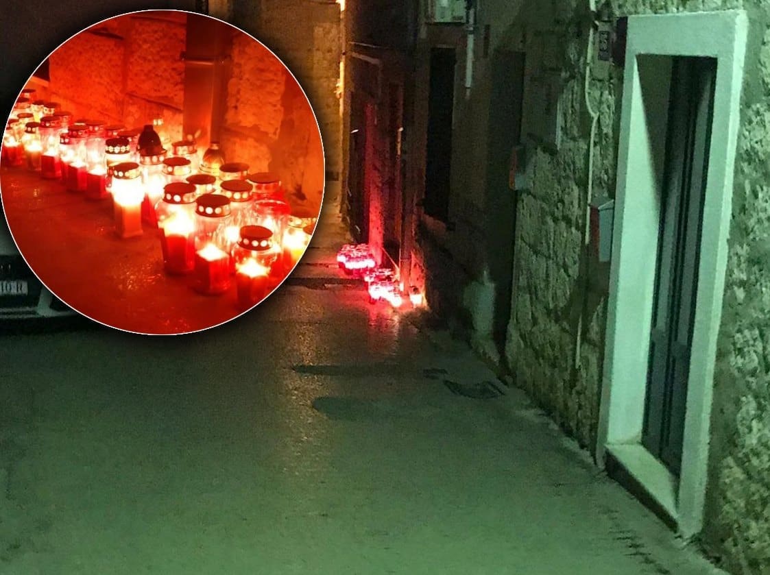 Split: Na mjestima gdje su se dogodila nezapamćena ubojstva sve je više upaljenih svijeća