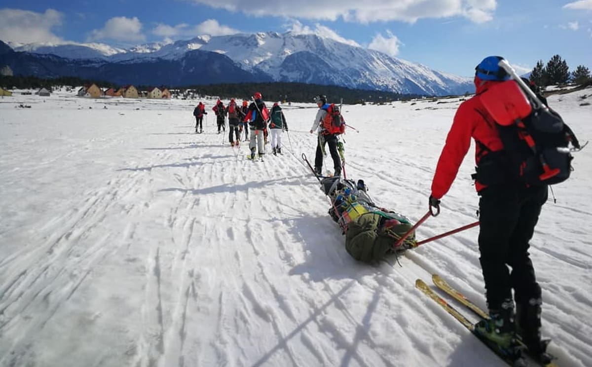 NA ČVRSNICI Uspješno završena akcija spašavanja ozlijeđenog alpinista