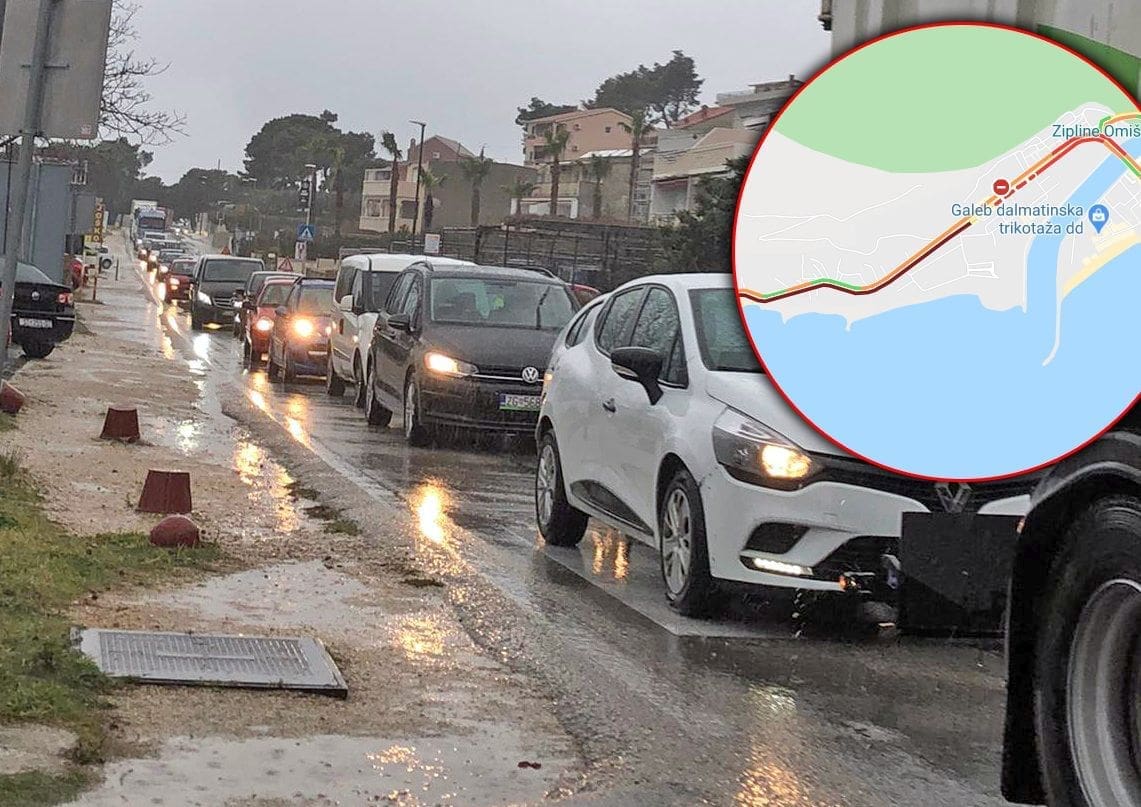 OGROMNE GUŽVE NA MAGISTRALI "Najbolje je da danas ne vozite prema Omišu ako ne morate"