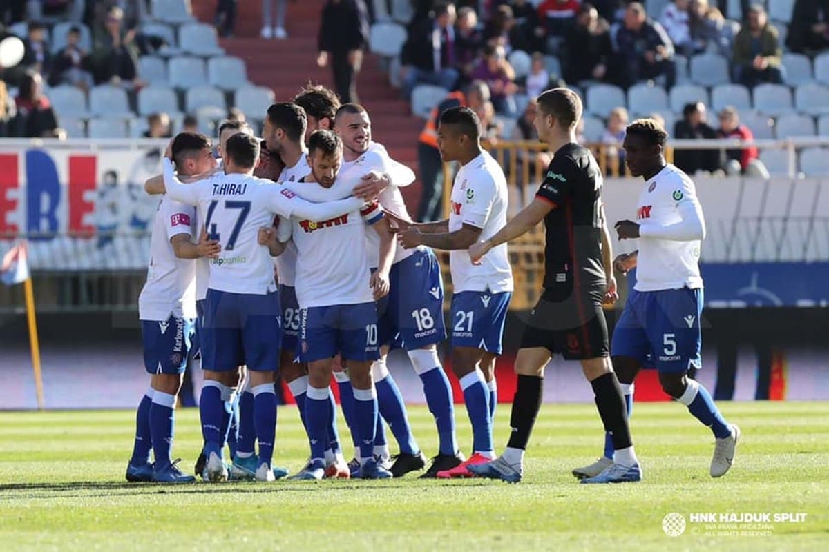 Hajduk 'razvalio' Goricu s nevjerojatnih 6:0
